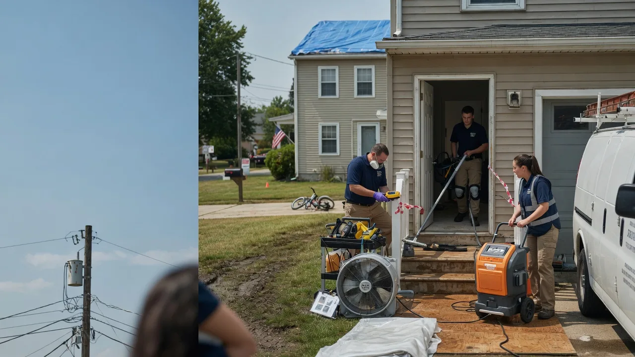 Water Damage Repair in Battle Ground, IN near me